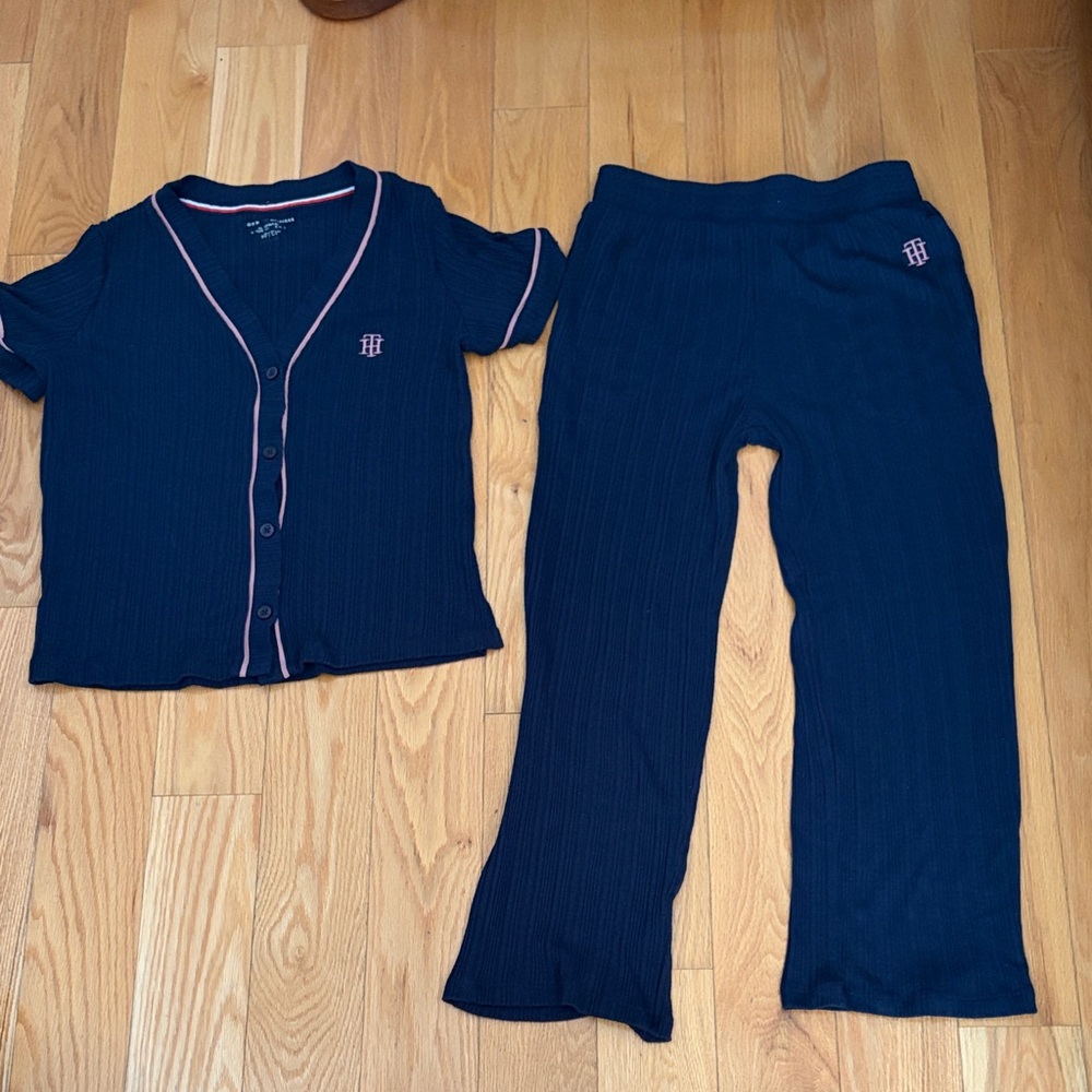 Tommy Hilfiger Woman’s small Navy Blue Women's Pajama Set